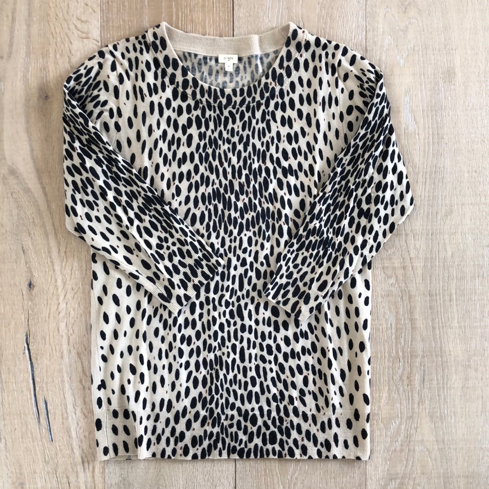 JCrew Leopard Sweater